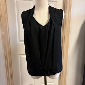 Anthropologie Deletta Black Sleeveless Top